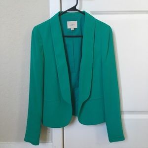 LOFT blue green blazer